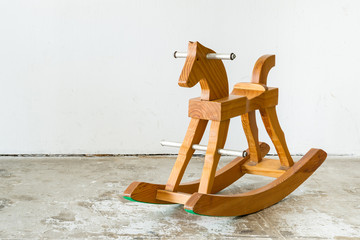 Cute vintage classic rocking horse chair children could enjoy th