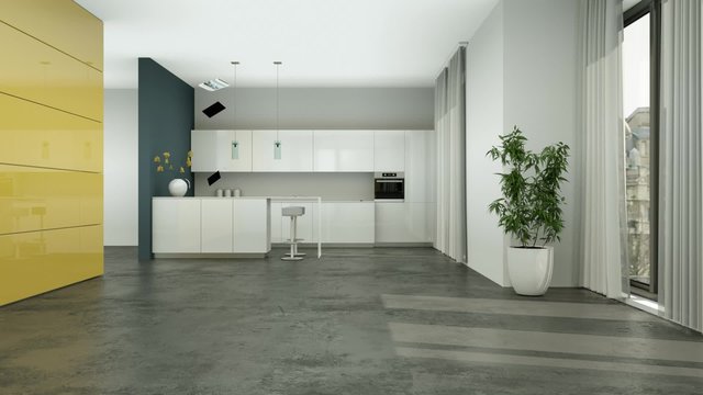 Animation moderne Wohnung