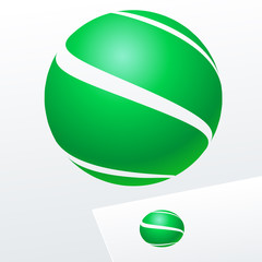 Abstract vector sign. Logo for Logotype for Ecology, Cosmetic activity and Pharmacy