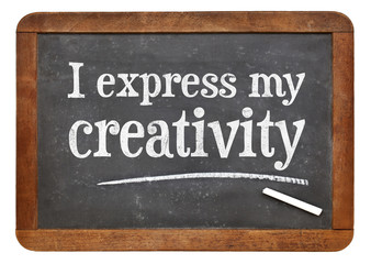 I express my creativity positive affirmation