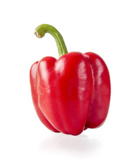 red pepper isolated on white background
