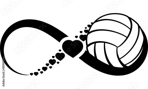 volleyball heart clipart - photo #21
