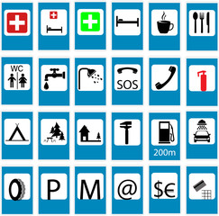 vector road signs service