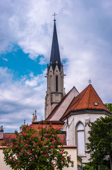 Catholic Hietzing church at the Sch&ouml;nbrunn Palace Garden, Austria