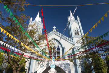 Immaculate Conception Cathedral during Chritmas time