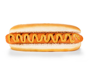 Hot dog isolated