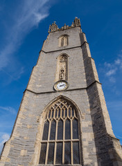 Fototapeta na wymiar Church of St. John the Baptist in Cardiff, Wales