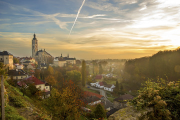 Foggy morning in Kutna Hora