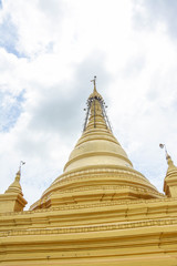 Fototapeta premium Kuthodaw temple at Mandalay city of Myanmar Burma