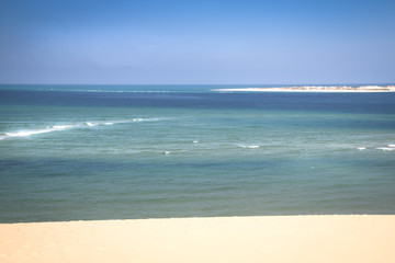 White beach on the Bazaruto Islands near Vilanculos in Mozambique
