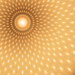 Abstract neon teleport