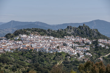 Fototapeta na wymiar Municipios del valle del Genal, Gaucín, Málaga