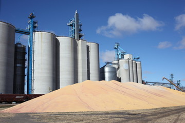 grain production overflow