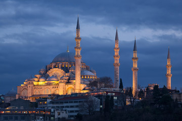 Fototapeta na wymiar Suleymaniye Mosque Istanbul