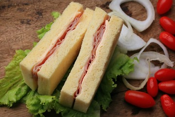 tasty sandwiches bread to butter