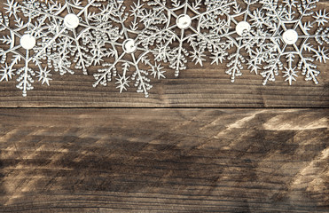 christmas decoration snowflakes with snowfall effectChristmas de