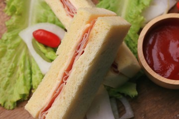 tasty sandwiches bread to butter