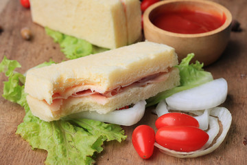 tasty sandwiches bread to butter