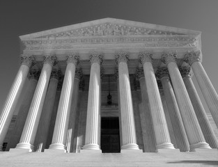 Supreme Court Black and White
