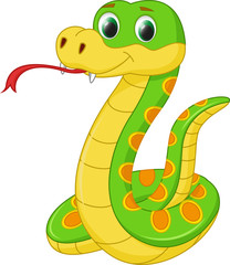 cute snake cartoon