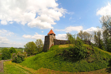 Fototapeta na wymiar Burg Ulrichstein im Vogelsberg 
