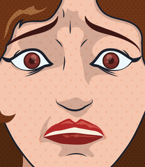 Cartoon emotions design.