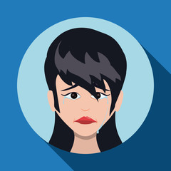 Cartoon emotions design.