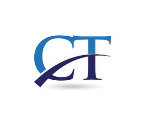 CT Logo Letter Swoosh