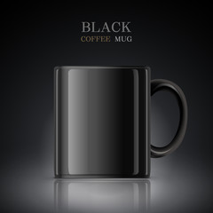 classic black mug