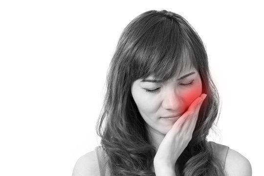 Woman Suffers From Toothache