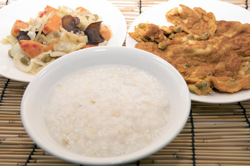 Cooked foods made from vegetables many Healthy Food   