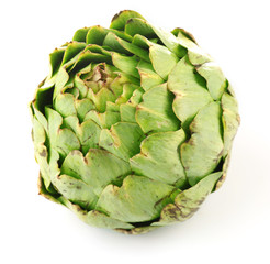 Obraz premium Artichoke isolated on white