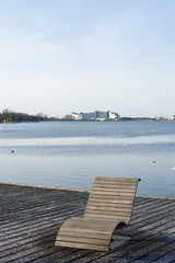 Am Binnensee  in Heiligehafen an der Ostsee, Deutschland