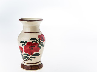 vase on white background