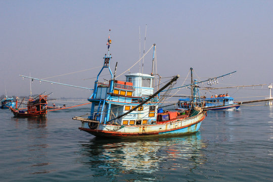 Fishing ship in Andaman sea