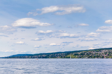 Panorama View of Zurich Lake