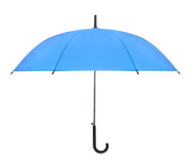 bule umbrella isolated