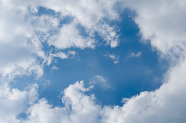 blu sky have clouded