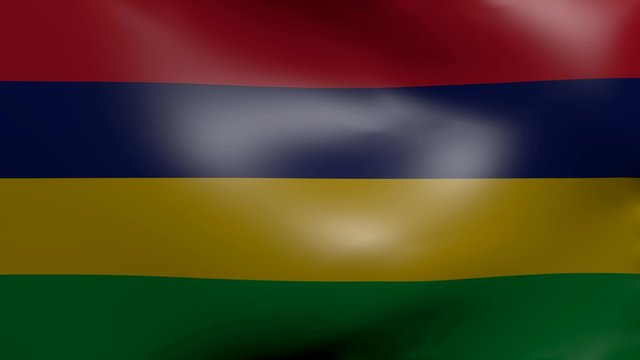mauritius strong wind flag