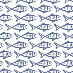 Background with fishes.