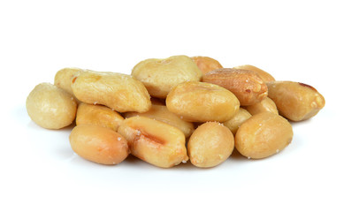 peanut on white background