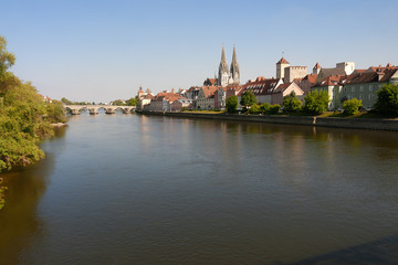 Fototapeta na wymiar Cityscape Regensburg