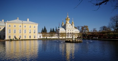 Fototapeta na wymiar St. Petersburg, Pushkin, Tsarskoye Selo