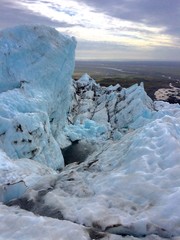 Gletscherzunge am Vatnajökull