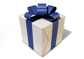 Wrapped Package With Bow