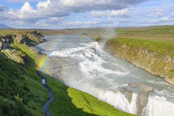Gullfoss waterfall, Iceland
