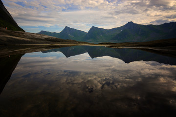 Mountains of Senja, Troms, Norway