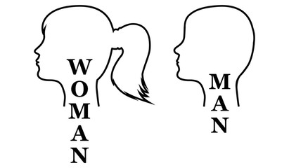 sticker on the door to the toilet