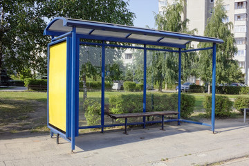  forgotten empty bus-stop