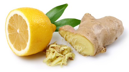 Lemon with ginger